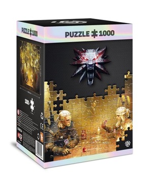 GOOD LOOT PUZZLE WIEDŹMIN PLAYING GWENT 1000 ELEMENTÓW