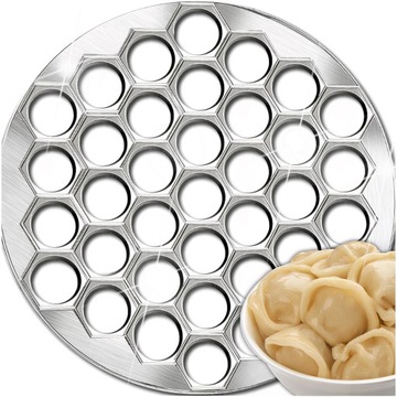 FORMA FOREMKA PIEROŻNICA DO PIEROGÓW USZEK PIEROGI RAVIOLI WYKROJNIK 37SZT