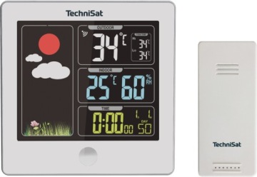 Meteorologická stanice senzorem zew TechniSat,kol bílá