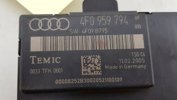 AUDI A6 S6 C6 4F 2005 ŘÍZENÍ