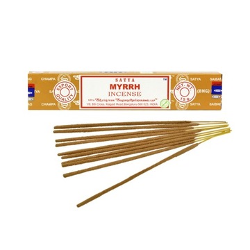 Kadzidełka Indyjskie MIRRA MYRRH 15g Satya
