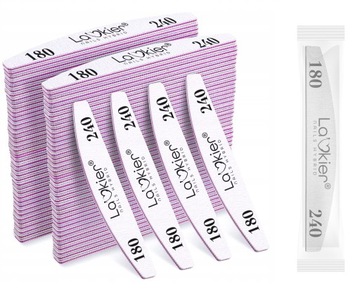 100 sztuk La'kier Pilnik łódka 180 240 do paznokci BEZPIECZNY PAKIET