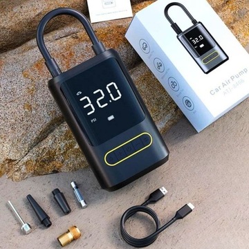 БЕСПРОВОДНОЙ ЭЛЕКТРИЧЕСКИЙ НАСОС АВТОМОБИЛЬНЫЙ КОМПРЕССОР POWERBANK LED НАСОС