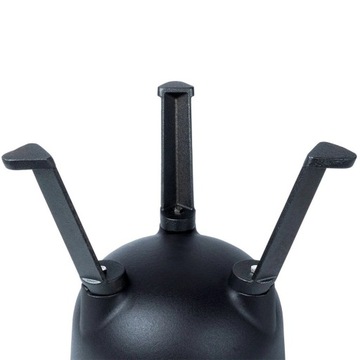 Оригинальный тяжелый казан Вильде с крышкой и подставкой для камина объемом 4 литра.