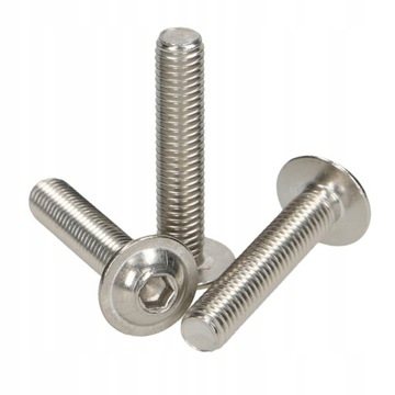 M6X50 ŚRUBA KOŁNIERZOWA NIERDZEWNA 7380F (10)