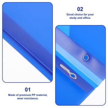 Папки для документов с диагональным карманом, вырезанным в форме письма.