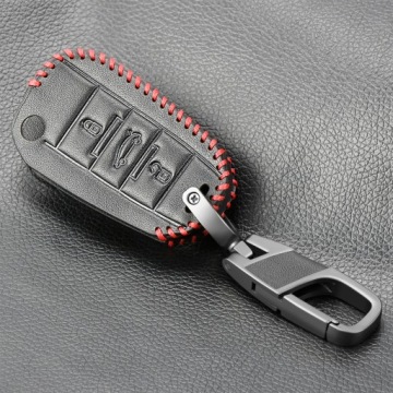Кожаный чехол для ключей PEUGEOT 208 308 2008 3008 4008 CITROEN