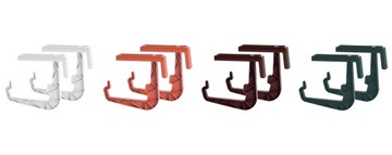 Uchwyt do skrzynki balkonowej PCV terakota