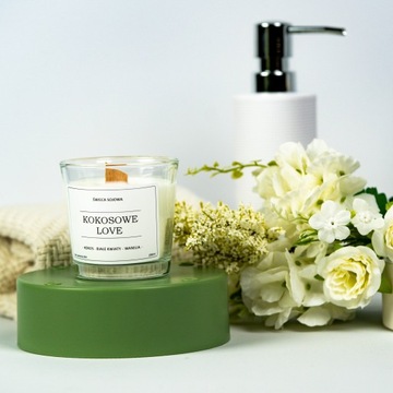 Ароматическая свеча соевая COCONUT LOVE 200мл