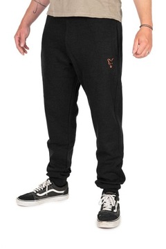 Fox Collection Jogger Black & Orange (rozmiar L) - spodnie wędkarskie