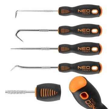 НАБОР КРЮЧКОВ NEO КРЮЧКИ С РУЧКОЙ 150мм 4 ШТ. TPR 04-231