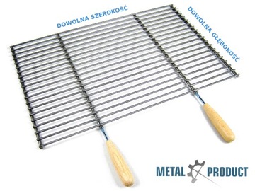 Решетка из нержавеющей стали 60х20, дополнительно приварены стержни 8мм и 5мм.