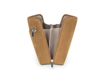 Мини-красная замшевая сумочка Vera Pelle