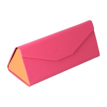 Helen Keller Etui na okulary składane róż - pomarańczowy