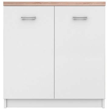 TOP MIX komoda 80 2d DĄB SONOMA + BIAŁY
