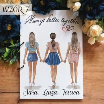 БЕЛЫЙ ФОТОАЛЬБОМ ДЛЯ ПОДАРКА ДРУГЕ СЕСТРЫ