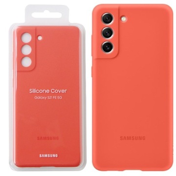 ETUI SILICON COVER SAMSUNG GALAXY S21 FE 5G CORAL