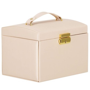 SZKATUŁKA NA BIŻUTERIĘ ETUI ORGANIZER PUDEŁKO ELEGANCKIE KUFEREK XL KASETKA