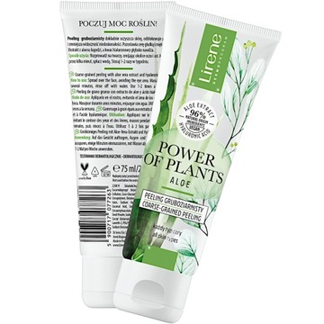 LIRENE PEELING POWER OF PLANTS ALOE gruboziarnisty
