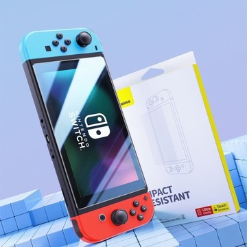 Экран из закаленного стекла для Nintendo Switch OLED 2021 Crystal НАБОР из 2 шт.