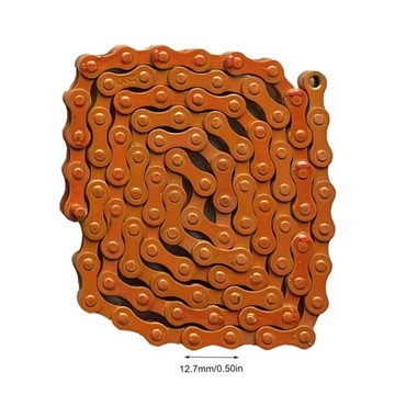 Single Speed Bicycle Chain Color Carbon Steel Bike Chain Durable 94