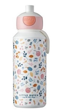 BUTELKA bidon z ustnikiem Flowers LITTLE DUTCH