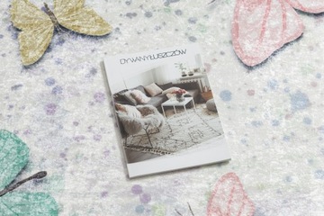 ДЕТСКИЙ МОЮЩИЙСЯ КОВРИК 80х150 см БАБОЧКИ #I036