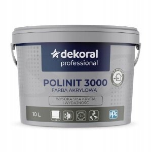 POLINIT 3000 MAT 10L BIAŁY