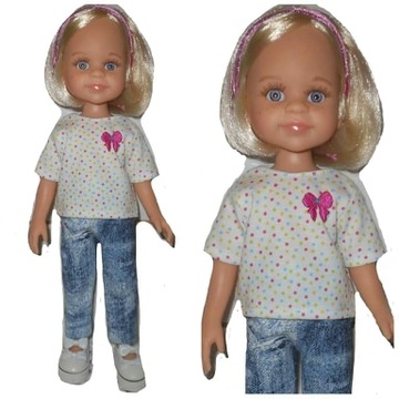 T-shirt dla lalki Paola Reina 32cm