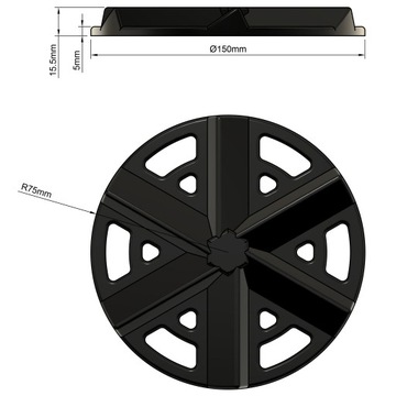 ПОДУШКА CLEAN PAD ШАЙБА ДЕТАЛИЗАЦИЯ Ø 150 ММ ОЧИСТКА ПОЛИРОВАЛЬНОЙ ПОДУШКИ