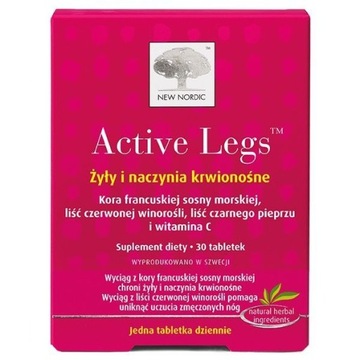 New Nordic ACTIVE LEGS 30 tab. ZDROWE PIĘKNE NOGI