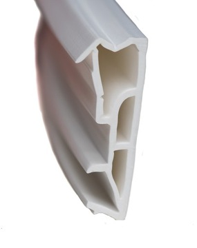 ПРОКЛАДКА 5001 ДЛЯ НАРУЖНЫХ ДВЕРЕЙ, БЕЛАЯ 6 м