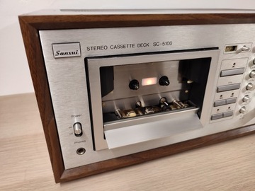 Классический винтажный дековый магнитофон SANSUI SC 5100 (1978-79 гг.) ОБЗОР