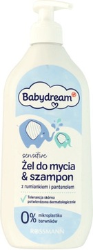 BABYDREAM ŻEL I SZAMPON Z PANTENOLEM I RUMIANKIEM
