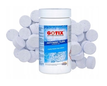 AKTYWNY TLEN BEZCHLOROWA DEZYNFEKCJA WODY BEZ CHLORU BASEN 20G 1 KG GOTIX