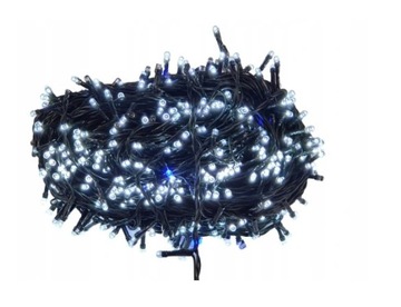 Рождественские елочные гирлянды 100LED ХОЛОДНЫЙ БЕЛЫЙ + ВСПЫШКА 8,5M