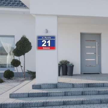 АДРЕСНАЯ ТАБЛИЧКА Доска с номером дома 40х30 см