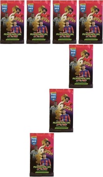 7x Saszetka FIFA 365 Adrenalyn XL 2024 Panini - karty piłkarskie do albumu