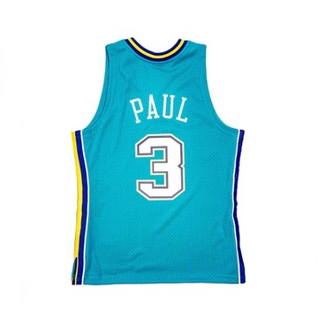 БИРЮЗОВАЯ ФУТБОЛКА MITCHELL&NESS NBA NEW ORLEAN HORNETS CHRIS PAUL - L
