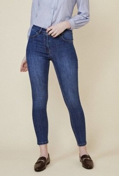 OASIS SPODNIE DAMSKIE JEANSOWE RURKI CASUAL 34 YFL