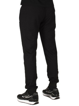 Dres spodnie męskie dresowe XL czarne ze ściągaczem jogger