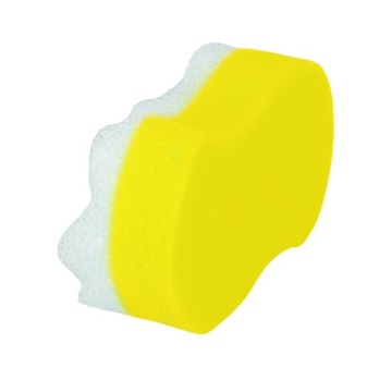 ГУБКА ДЛЯ ВАННЫ БОЛЬШАЯ МАССАЖНАЯ ЖЕЛТЫХ ТЕНЕЙ С Впитывающим МАССАЖНЫМ СЛОЕМ
