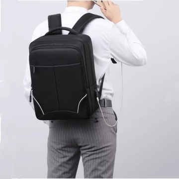 Мужской рюкзак для ноутбука с USB-зарядкой