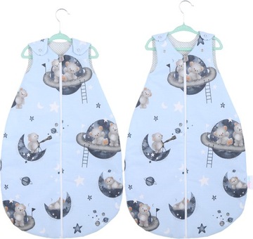 ŚPIWOREK NIEMOWLĘCY DO SPANIA DREAM BAWEŁNA 100% REGULOWANY BABYMAM