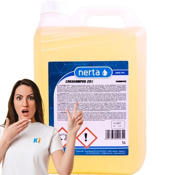 Szampon do mycia samochodów NERTA CARSHAMPOO 20% 5 L