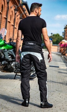 TEKSTYLNE SPODNIE MOTOCYKLOWE BUCKS TULSA r XS