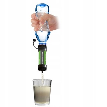 Туристический фильтр для воды 8000 л, соломенная трубка, аварийный кемпинг для выживания