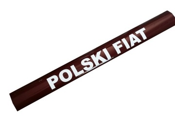 Pas przeciwsłoneczny naklejka blenda POLSKI FIAT