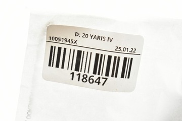 KLAKSON 86560-K0020 TOYOTA YARIS IV P21 2020-