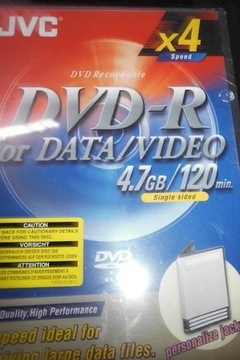DVD-R FOR DATA VIDEO 4,7GB/120 MIN